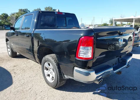 2021 Ram 1500 Big Horn 4X4 5'7 Box из США, поврежденный, VIN 1C6SRFFT7MN599174